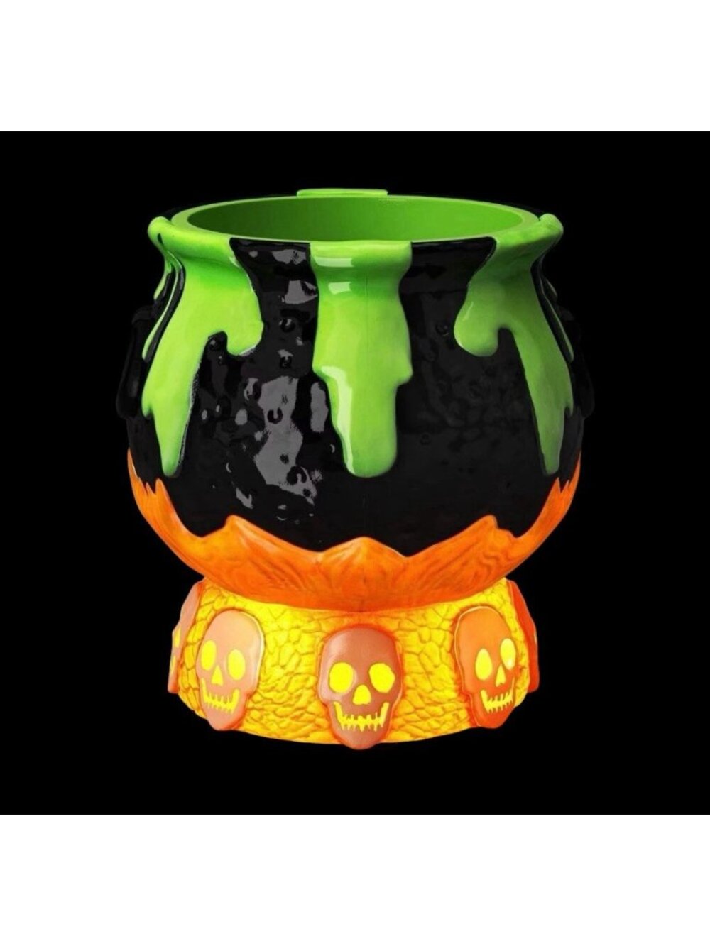 Halloween 10" Light and Sound Cauldron Candy Bowl Hyde and EEK *New*